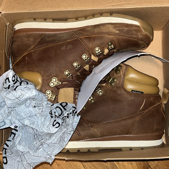 North Face Mens Back to Berkeley Brown leather rain/snow boots size 8.5. - Picture 8 of 8